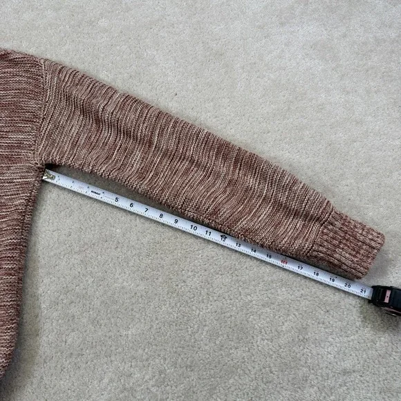 Filson Lake Quinault Sweater Women's Medium Natural Clay Melange Chunky Cotton - Picture 6 of 9